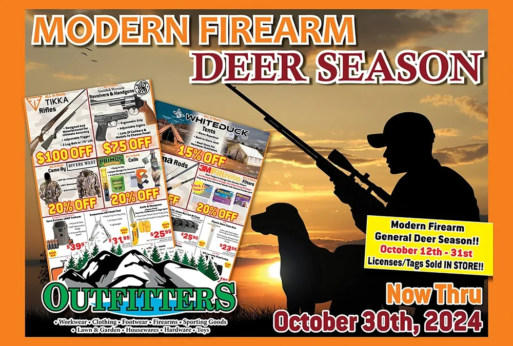 Oct. 17-30 Hunting Sale